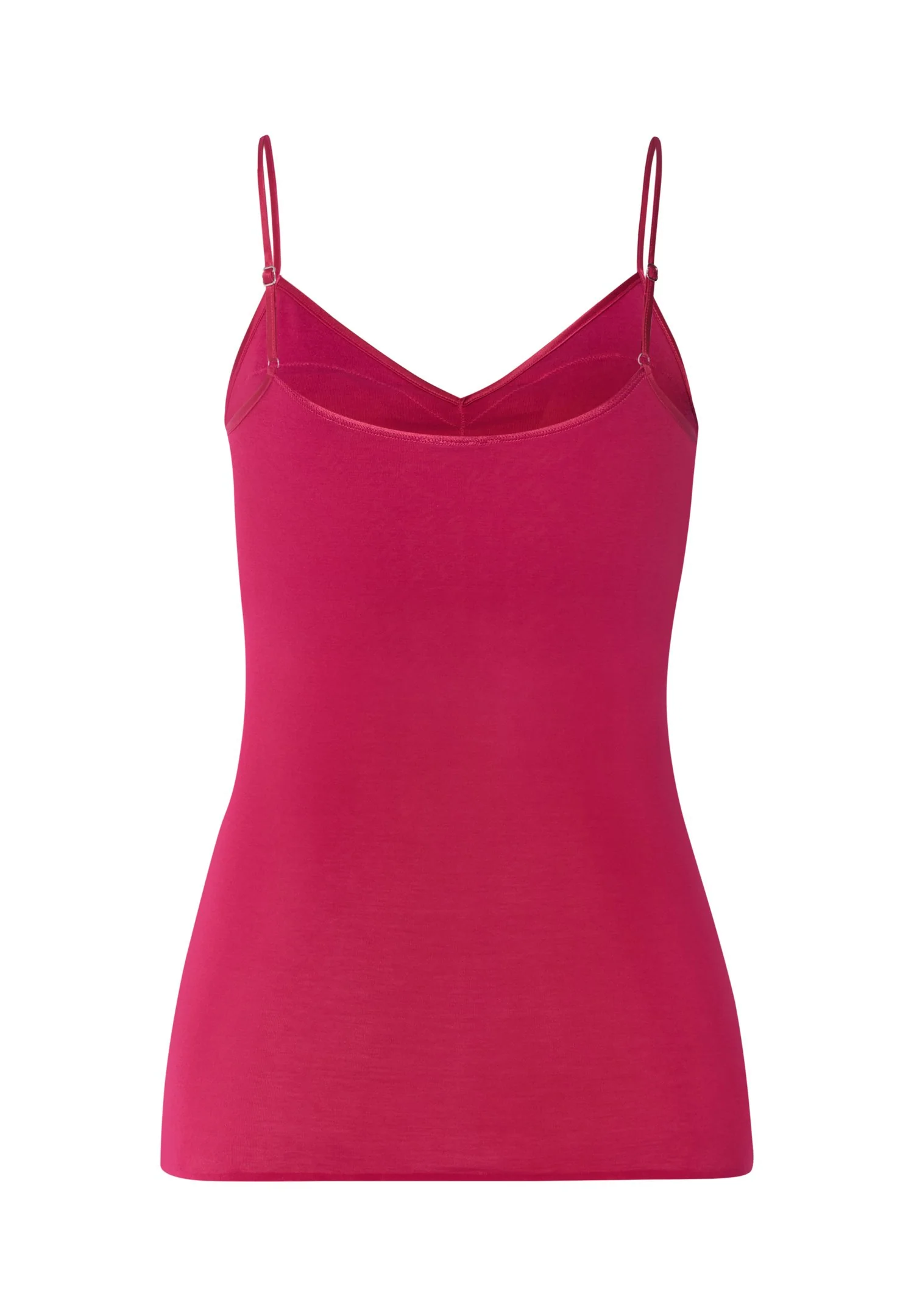 Cotton Seamless Padded Spaghetti Top | light sangria 071605-072465 - Image 3